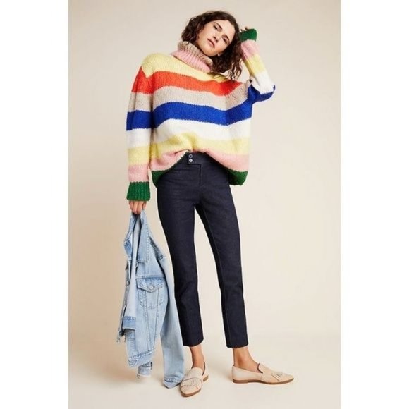 Anthropologie The Essential Slim Denim Trousers